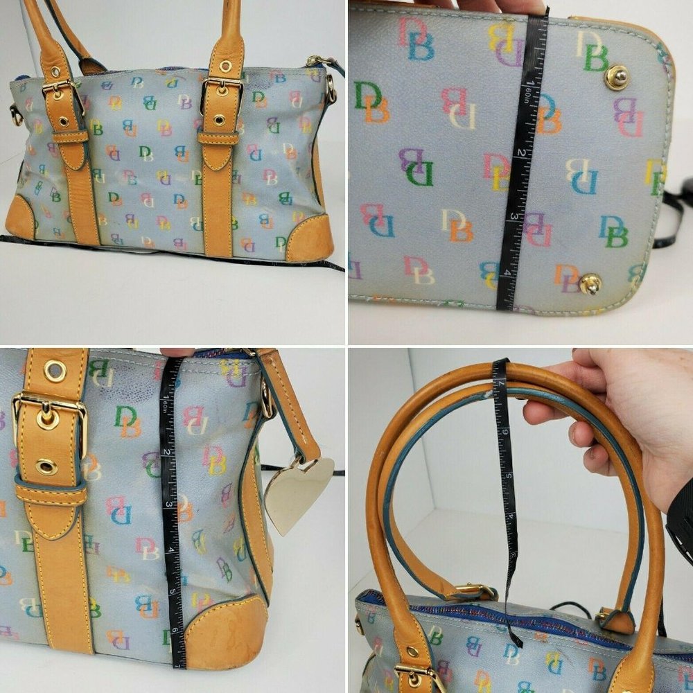 Dooney and Bourke Domed Satchel Periwinkle Bag - Picture 11 of 11